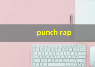 punch rap